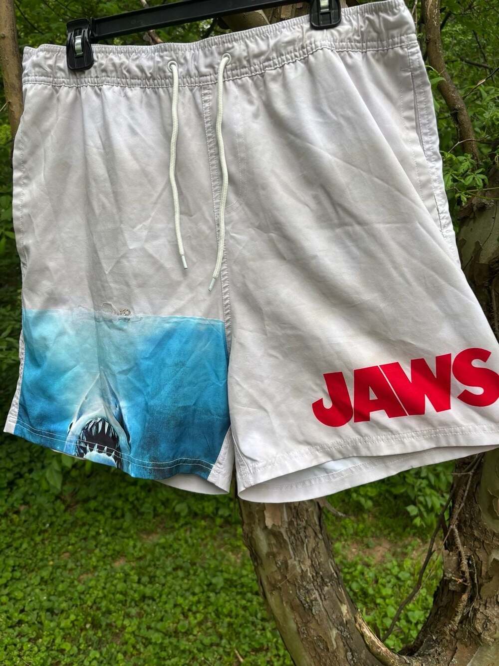 Jaws Movie Poster Graphic Swim Trunks